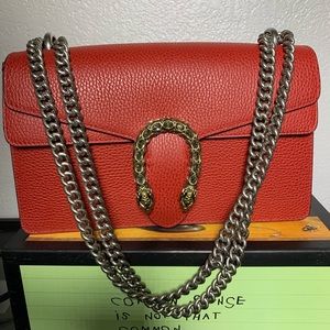 Brand New red Gucci Dionysus small shoulder bag